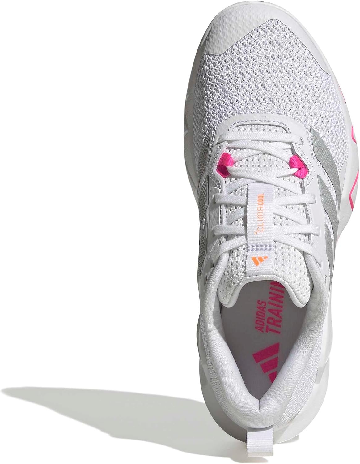 image:imageadidas Womens Rapidmove Go Training Sneakers Shoes PinkWhiteSilver MetallicLucid Pink