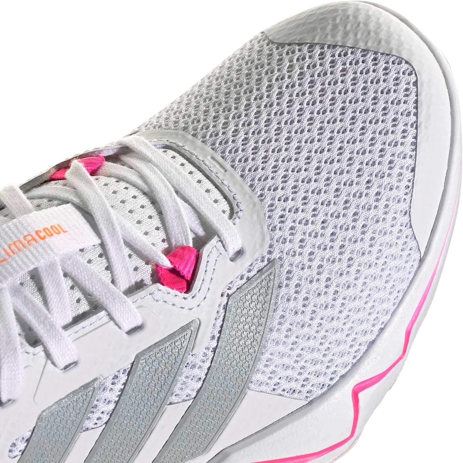 image:imageadidas Womens Rapidmove Go Training Sneakers Shoes PinkWhiteSilver MetallicLucid Pink