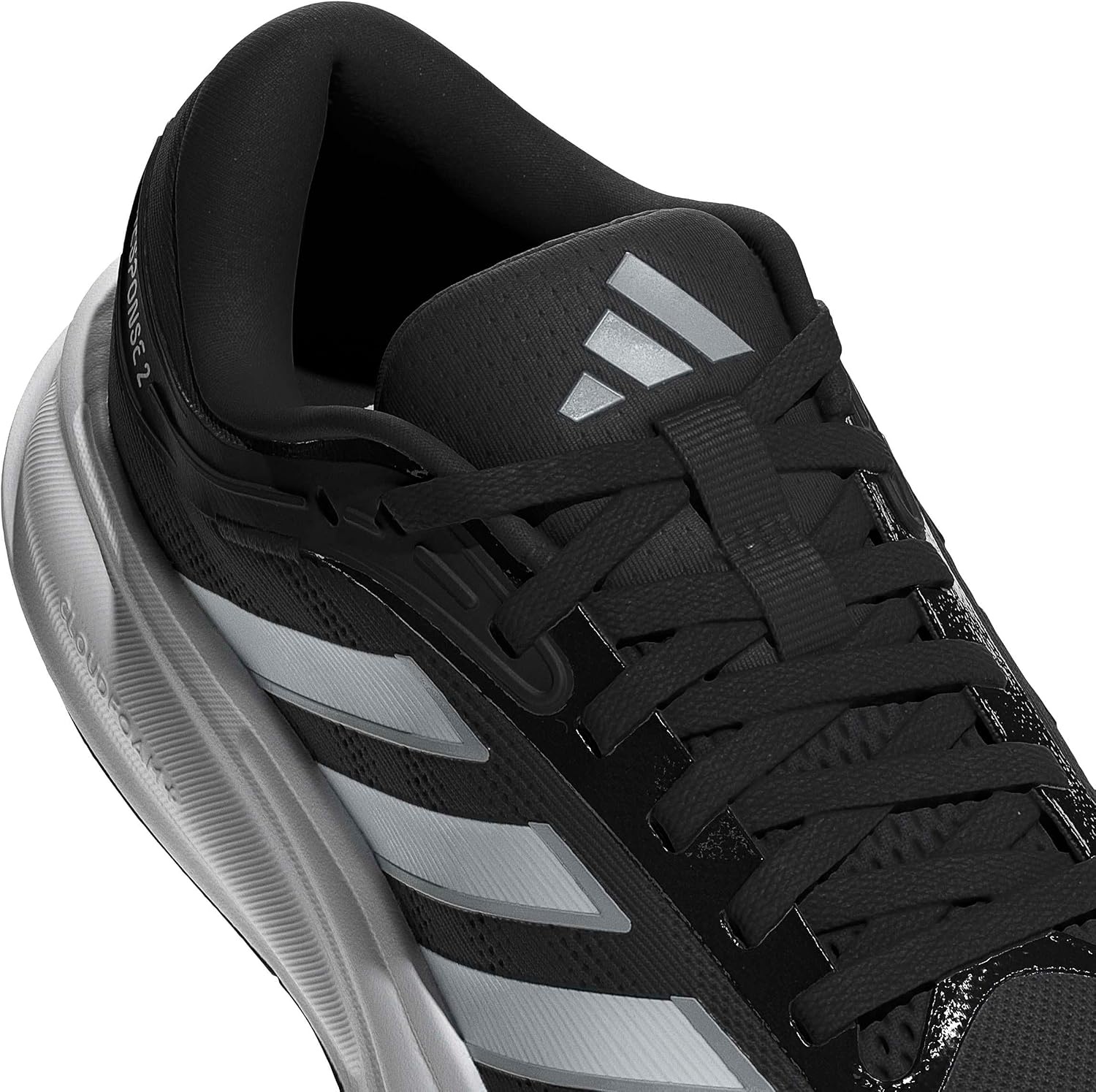 image:imageadidas Womens Response 2 Running ShoeBlackSilver MetallicBlack