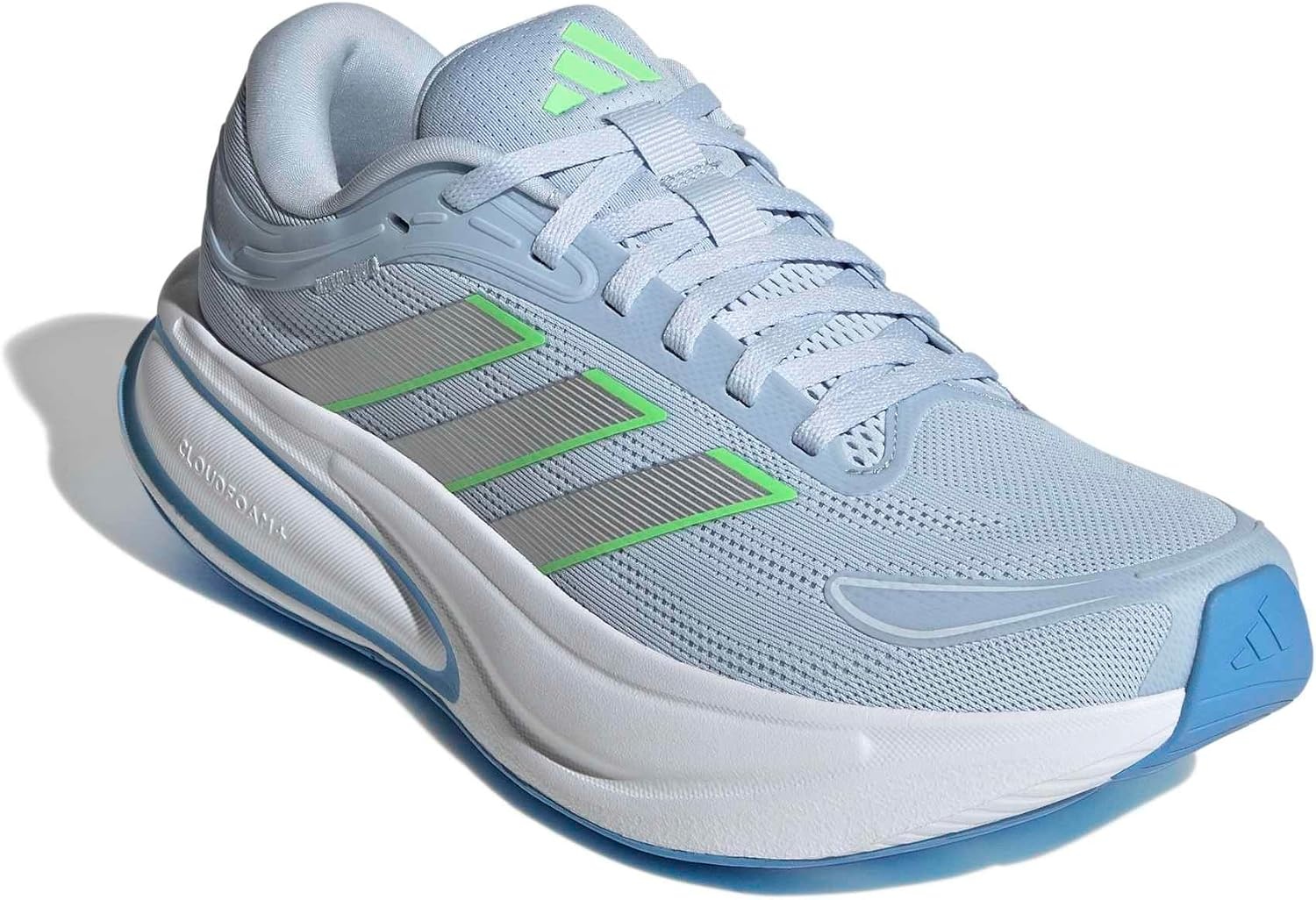 image:imageadidas Womens Response 2 Running ShoeCrystal SkySilver MetLime Burst