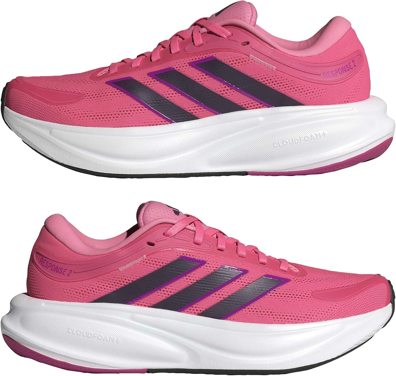 image:imageadidas Womens Response 2 Running ShoePink FusionPurple BurstBliss Pink