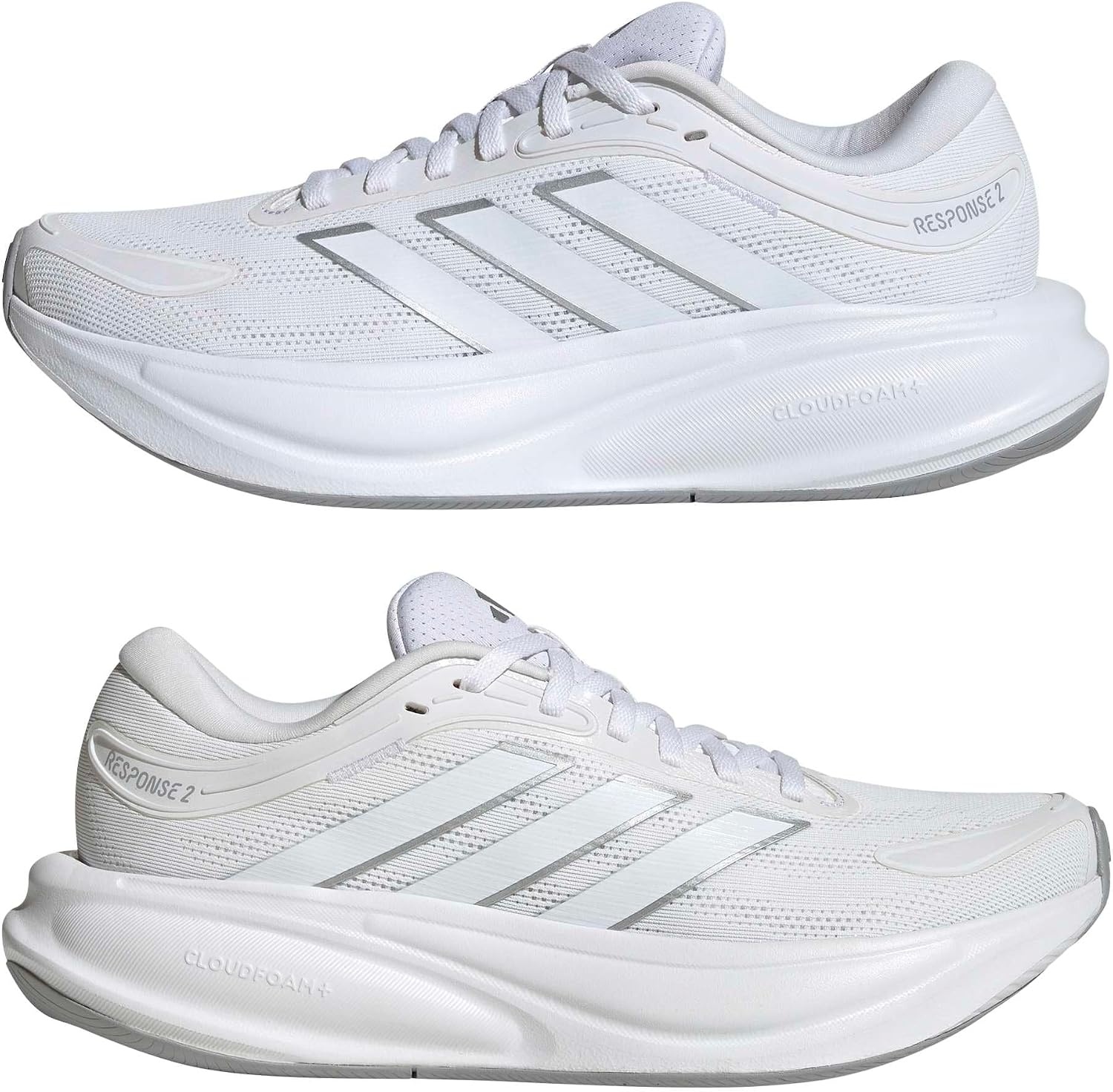 image:imageadidas Womens Response 2 Running ShoeWhiteZero MetHalo Silver