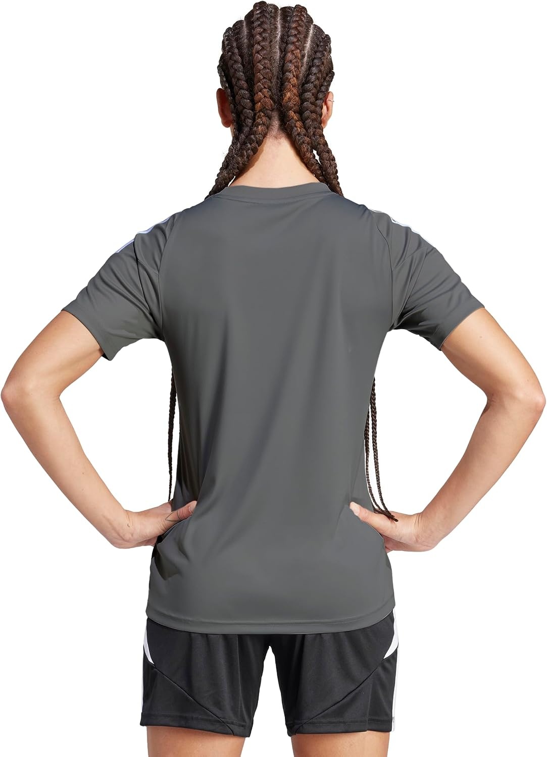 image:imageadidas Womens Tiro 24 JerseyTeam Mid GreyWhite