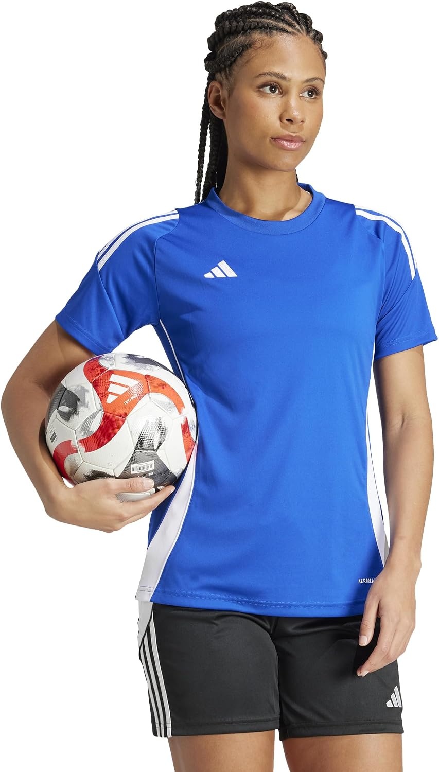 image:imageadidas Womens Tiro 24 JerseyTeam Royal BlueWhite