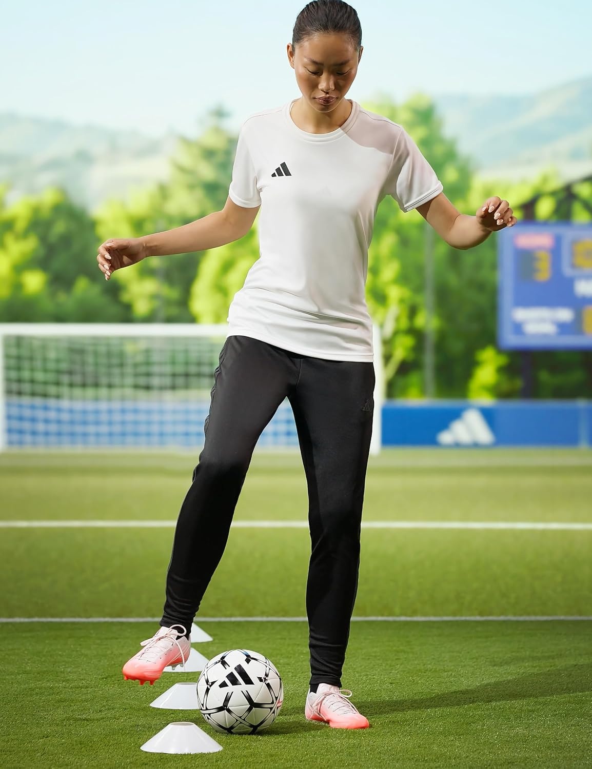 image:imageadidas Womens Tiro 25 Essentials Tracksuit Bottoms Soccer Cleats BlackBlack