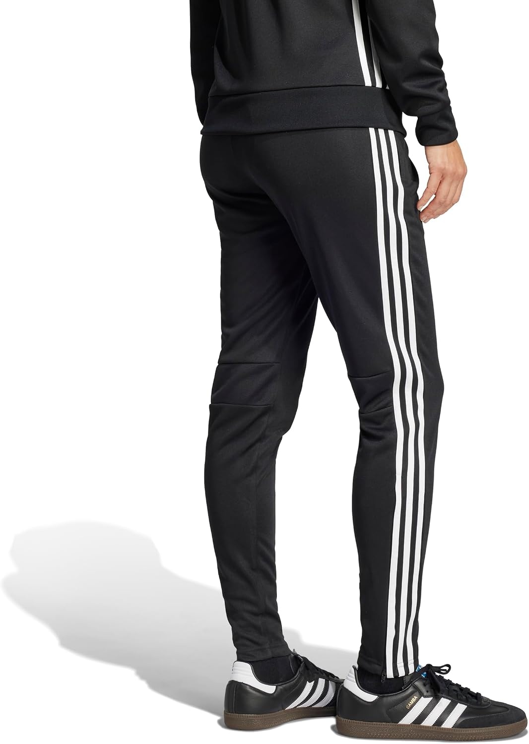 image:imageadidas Womens Tiro 25 Essentials Tracksuit Bottoms Soccer Cleats BlackBlackWhite