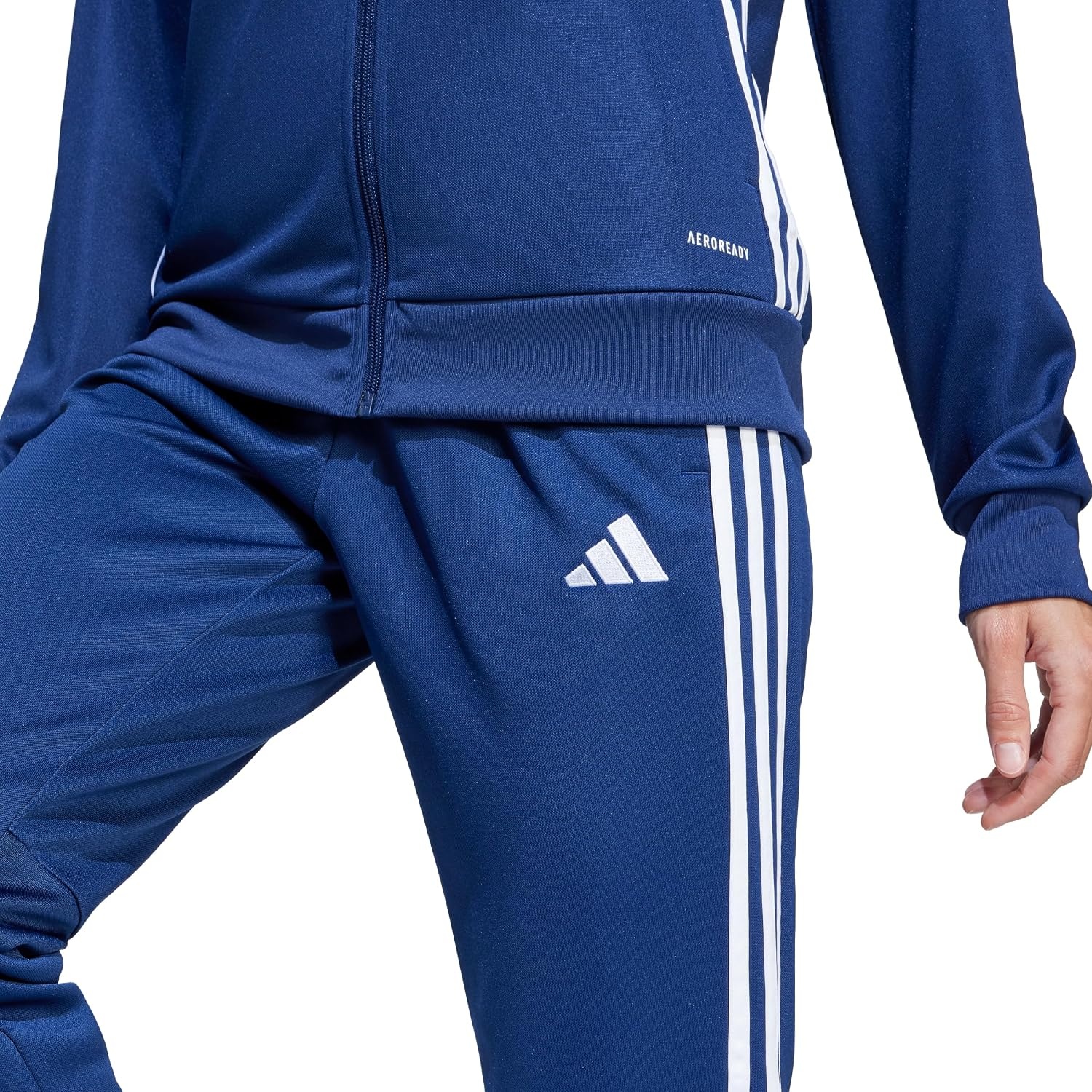 image:imageadidas Womens Tiro 25 Essentials Tracksuit Bottoms Soccer Cleats BlackTeam Navy BlueWhite