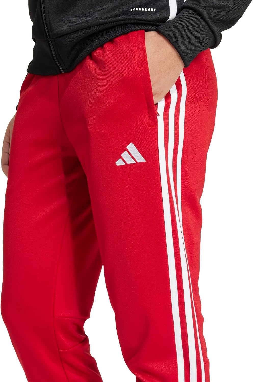 image:imageadidas Womens Tiro 25 Essentials Tracksuit Bottoms Soccer Cleats BlackTeam Power Red White