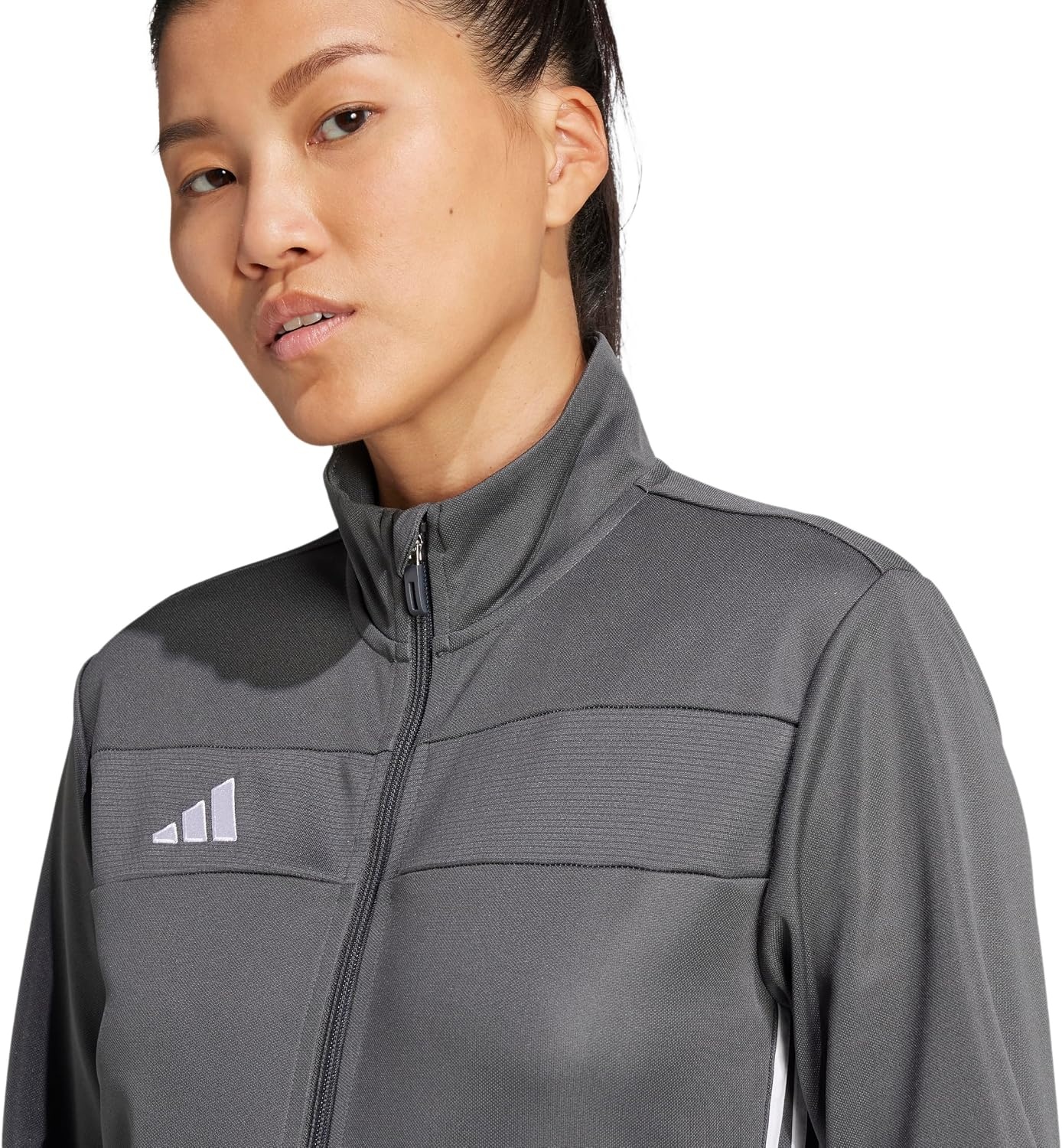 image:imageadidas Womens Tiro Essentials Training Track TopGrey SixWhite