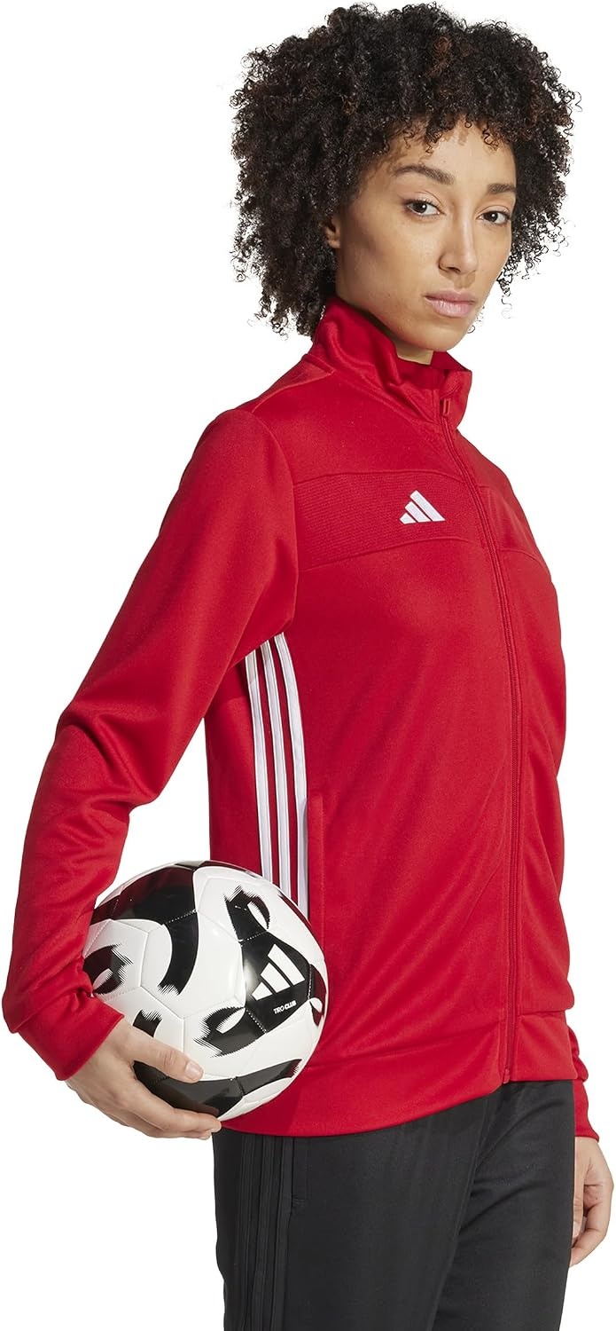 image:imageadidas Womens Tiro Essentials Training Track TopTeam Power RedWhite