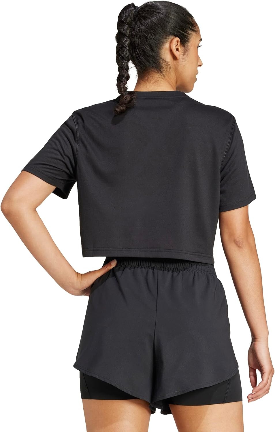 image:imageadidas Womens Train Essentials Boxy TshirtBlack