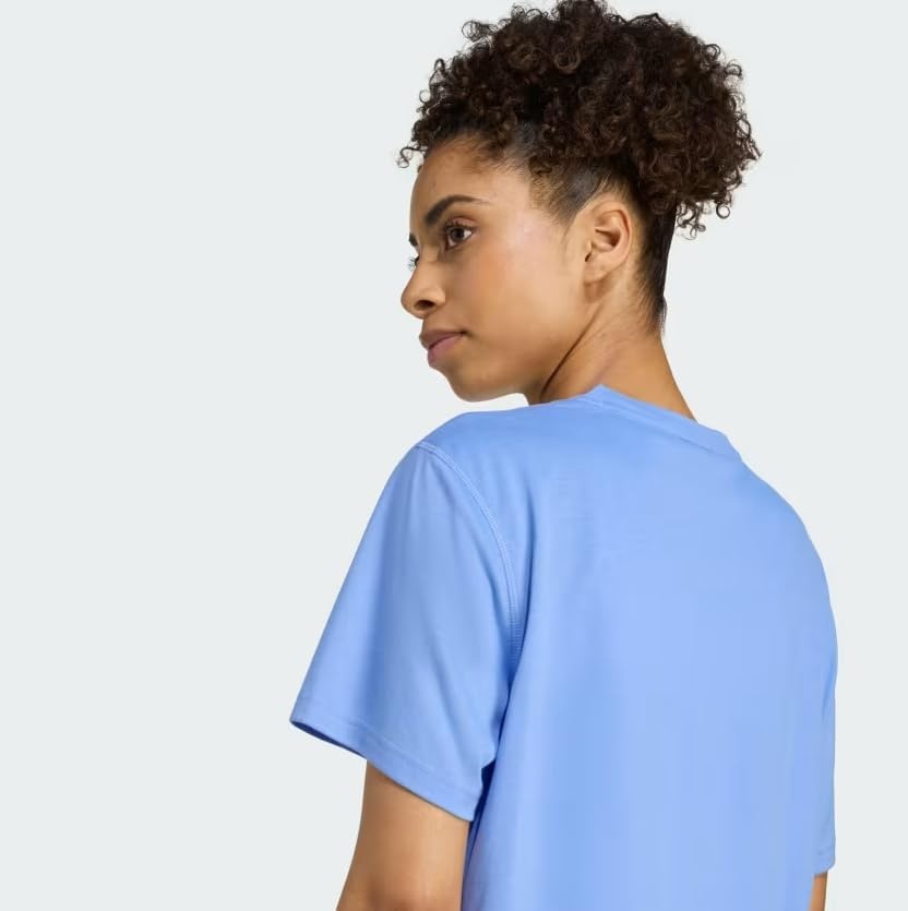 image:imageadidas Womens Train Essentials Boxy TshirtBlue Fusion