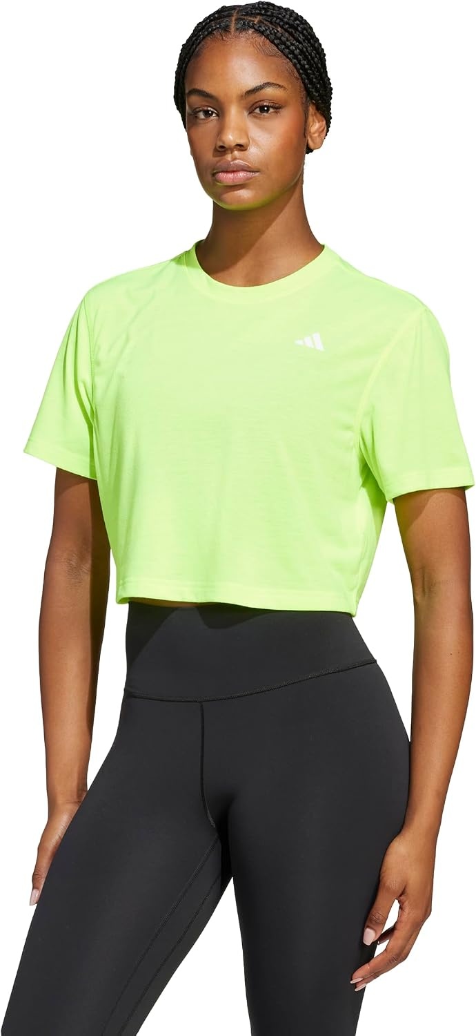 image:imageadidas Womens Train Essentials Boxy TshirtLucid Lemon