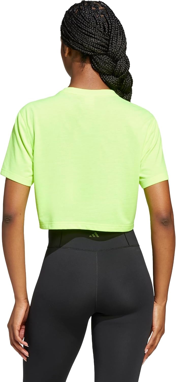 image:imageadidas Womens Train Essentials Boxy TshirtLucid Lemon