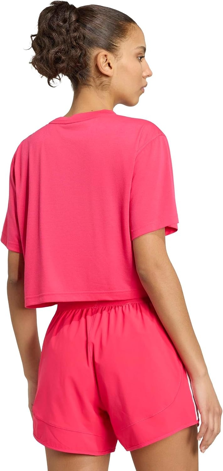 image:imageadidas Womens Train Essentials Boxy TshirtPower Pink
