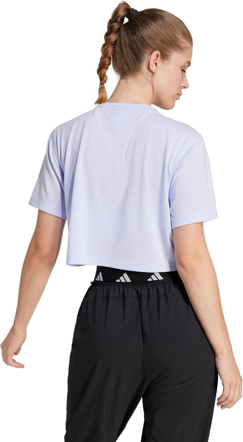 image:imageadidas Womens Train Essentials Boxy TshirtViolet Tone