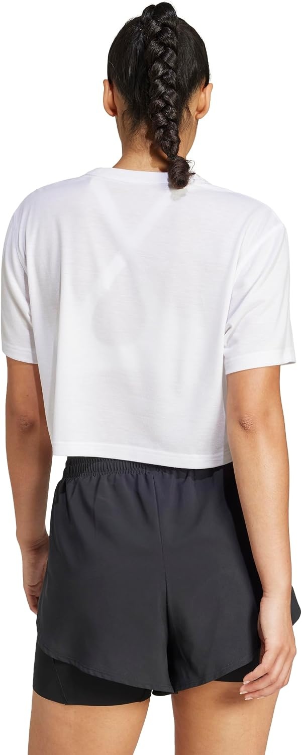 image:imageadidas Womens Train Essentials Boxy TshirtWhite