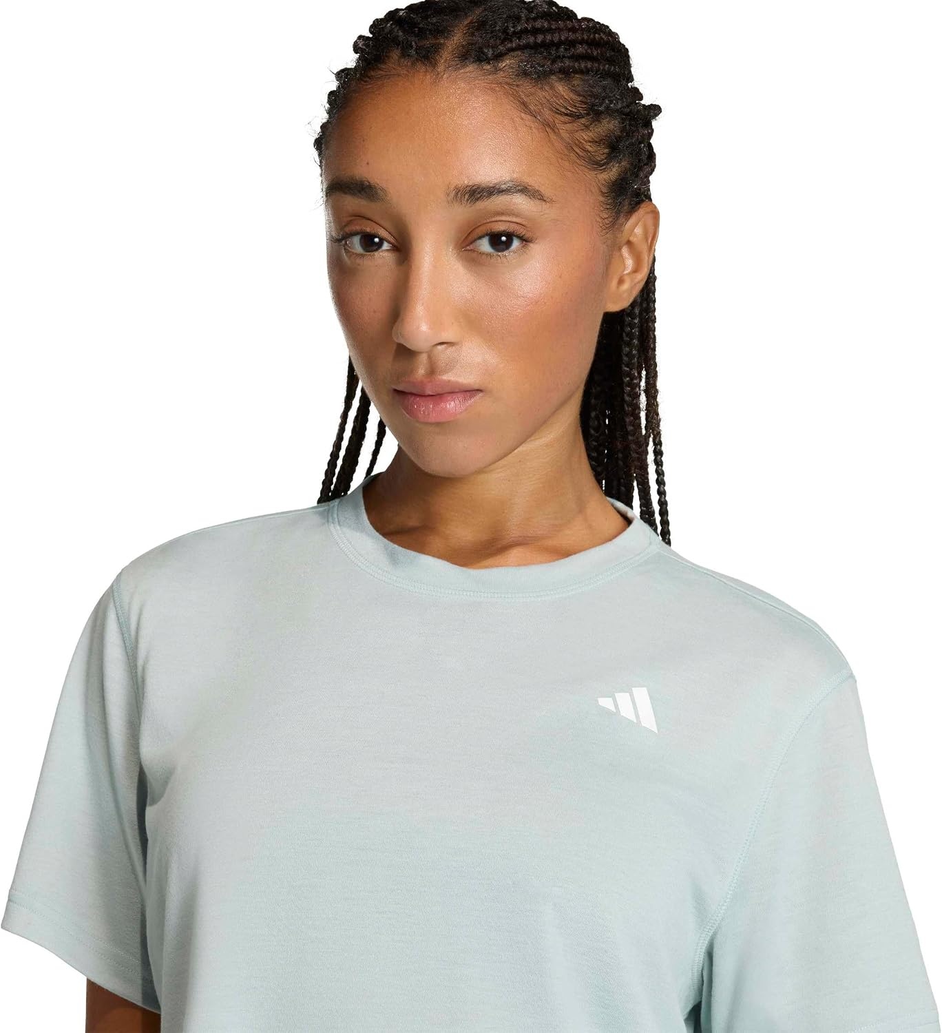 image:imageadidas Womens Train Essentials Boxy TshirtWonder Sage
