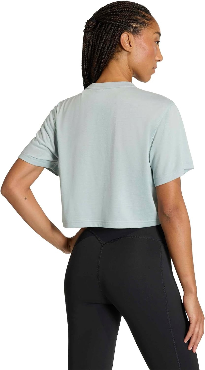 image:imageadidas Womens Train Essentials Boxy TshirtWonder Sage