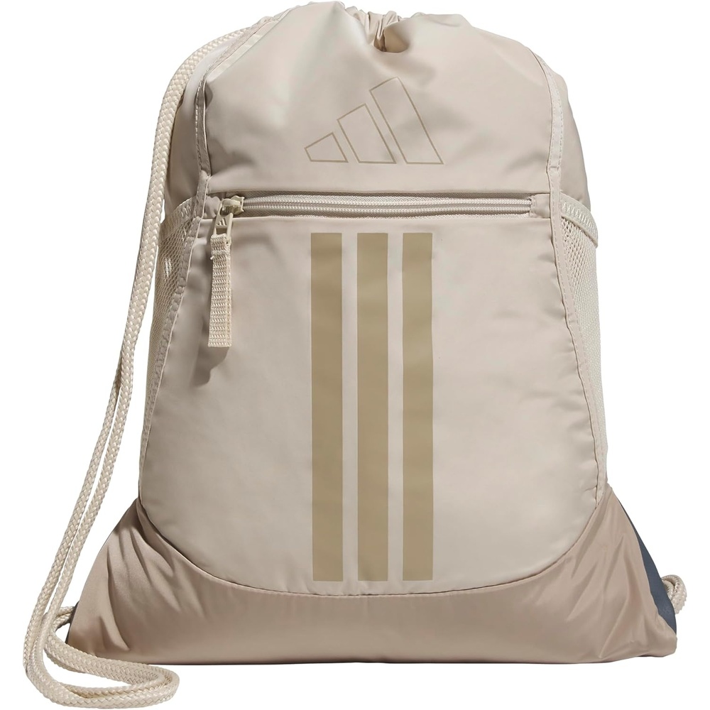 image:imageadidas Alliance Sackpack  Drawstring Backpack for Sports Small Gym Bag Black3 OSFACrystal Linen BeigeTrace Khaki3