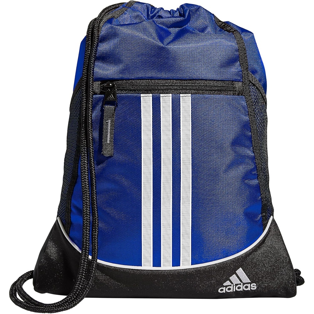 image:imageadidas Alliance Sackpack  Drawstring Backpack for Sports Small Gym Bag Black3 OSFATeam Royal Blue2