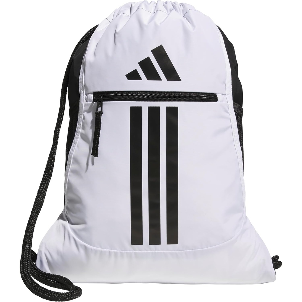 image:imageadidas Alliance Sackpack  Drawstring Backpack for Sports Small Gym Bag Black3 OSFAWhiteBlack3