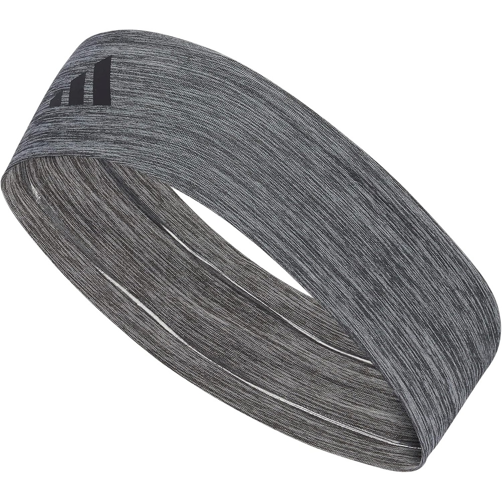 image:imageadidas Alphaskin Tie HeadbandHeather GreyBlackGrip