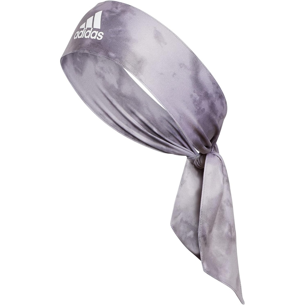 image:imageadidas Alphaskin Tie HeadbandStone Wash GreyWhitePrint TieTie