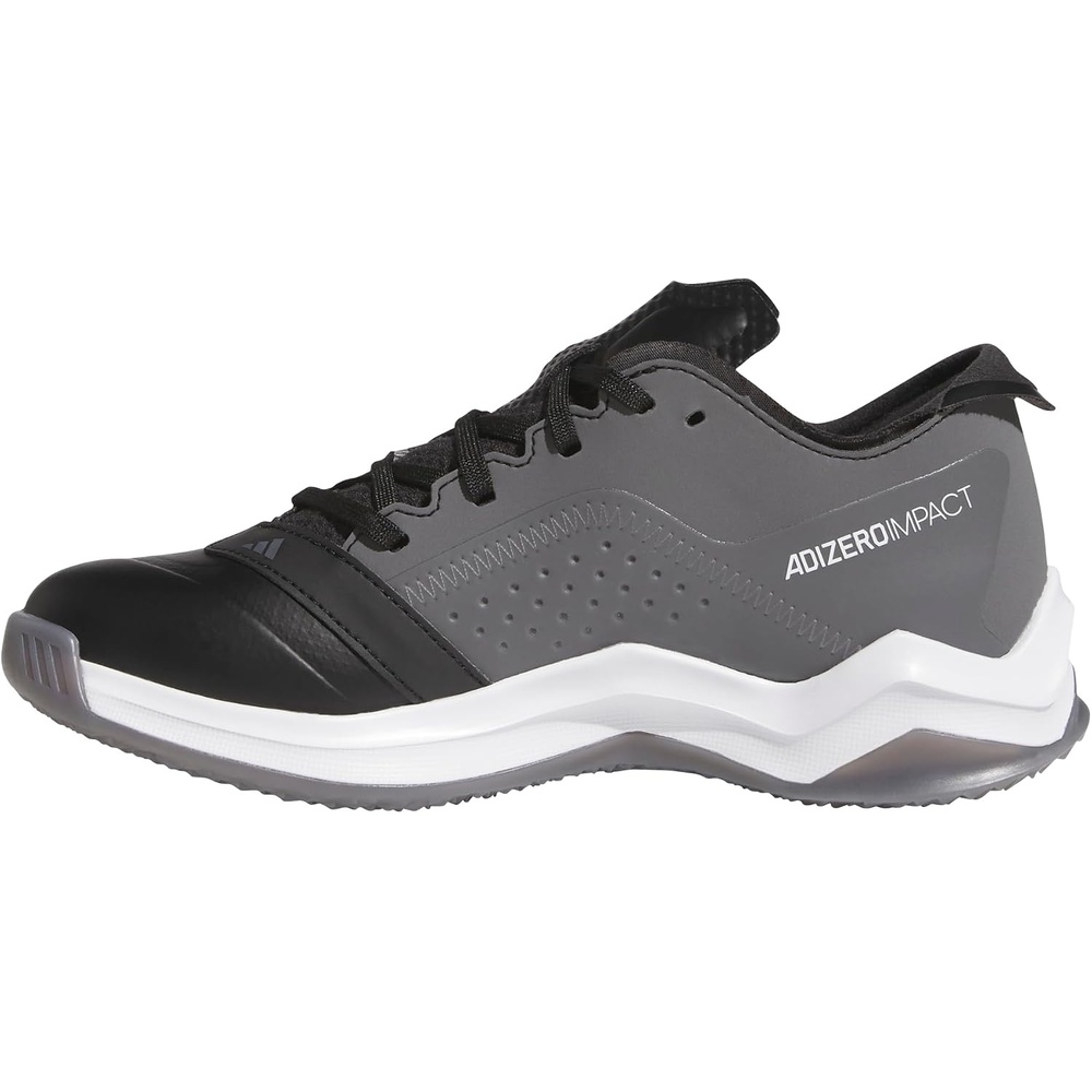 image:imageadidas Boys Adizero Impact Turf Baseball ShoesBlackWhiteTeam Grey