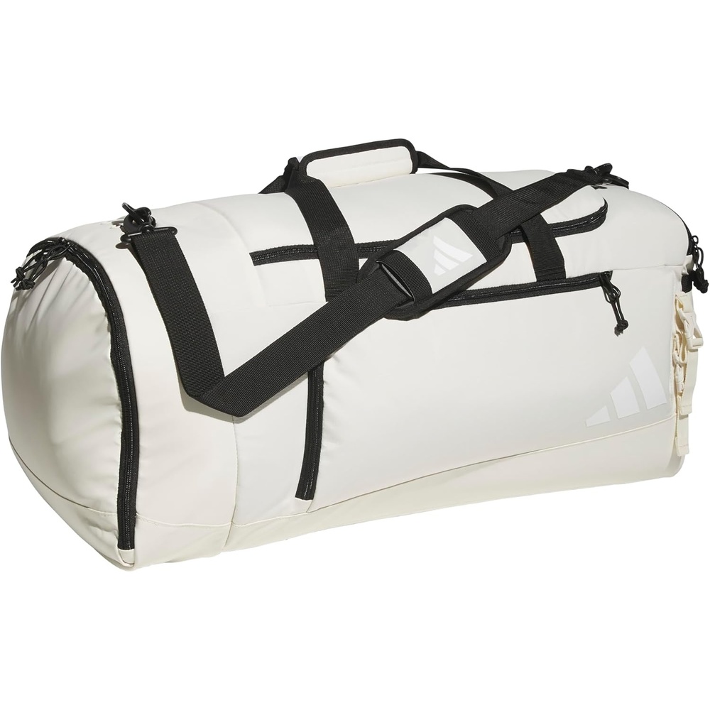 image:imageadidas Dugout Baseball Softball Duffel Bag  Bat Helmet and Glove Storage 70LCream White