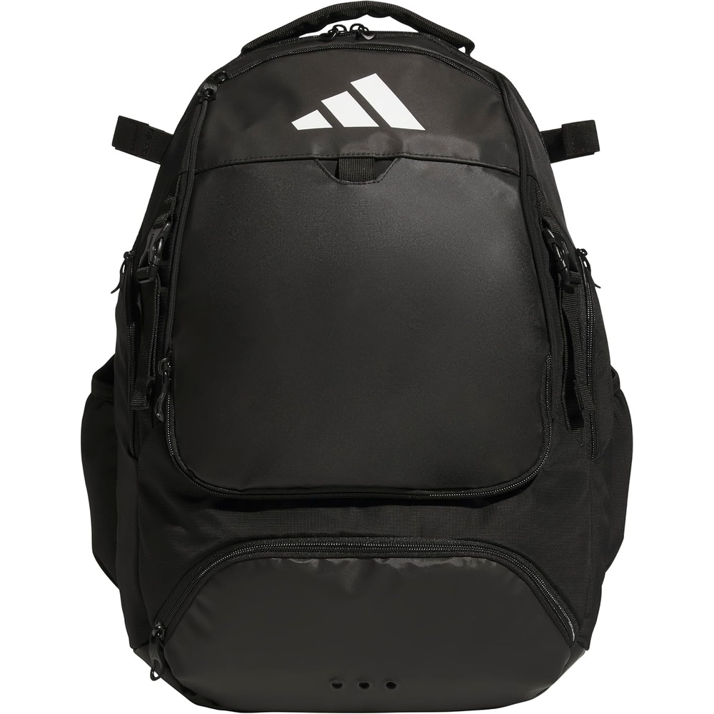 image:imageadidas Dugout Baseball amp Softball Backpack 35L  Hidden Helmet Pouch Adjustable Velcro Bat Straps Fence Hook Glove Straps Game amp Practice ReadyBlack