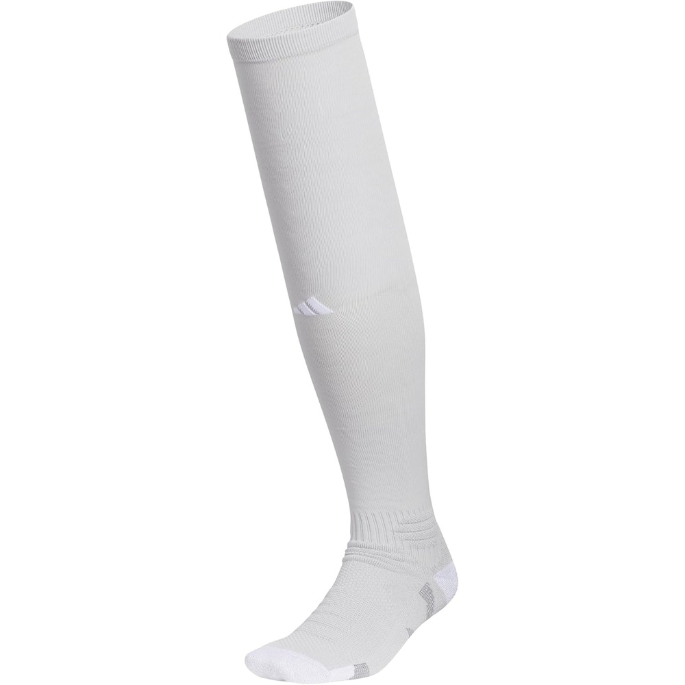image:imageadidas Dugout OvertheCalf Baseball amp Softball Socks 1 Pair Unisex 1Pack Cushioned Impact Zones Arch amp Ankle Support StayUp Fit LeftRight Fit Game amp Practice ReadyTeam Light GreyWhiteGrey