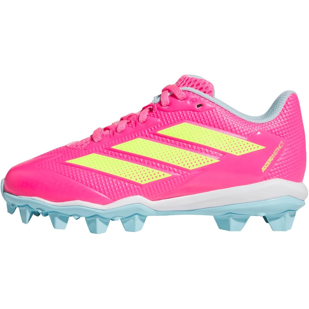image:imageadidas Kids Adizero Instinct 20 Molded Softball ShoeLucid PinkLucid LemonBliss Blue