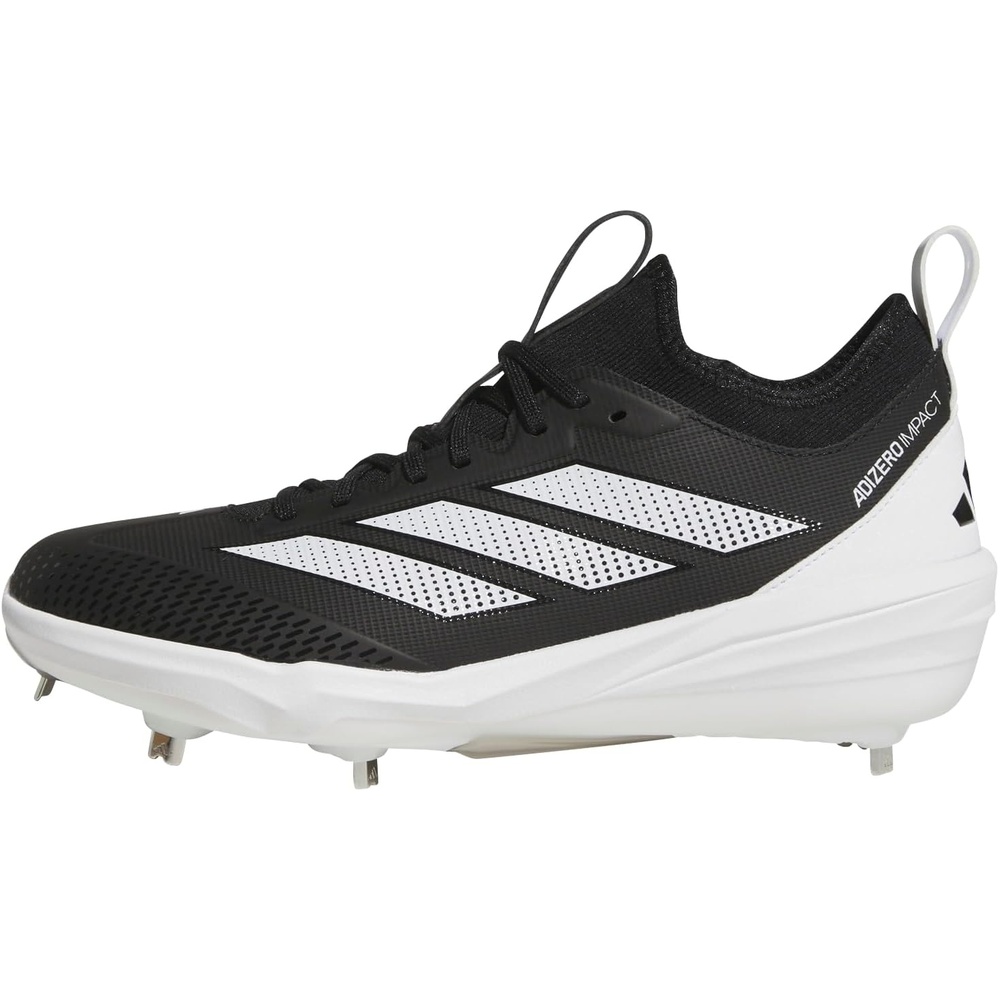 image:imageadidas Mens Adizero Impact 20 BaseballBlackWhiteSilver Metallic