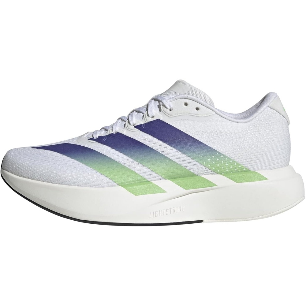 image:imageadidas Mens Adizero Pacer Running Sneakers Shoes BeigeWhiteBeam GreenNight Flash