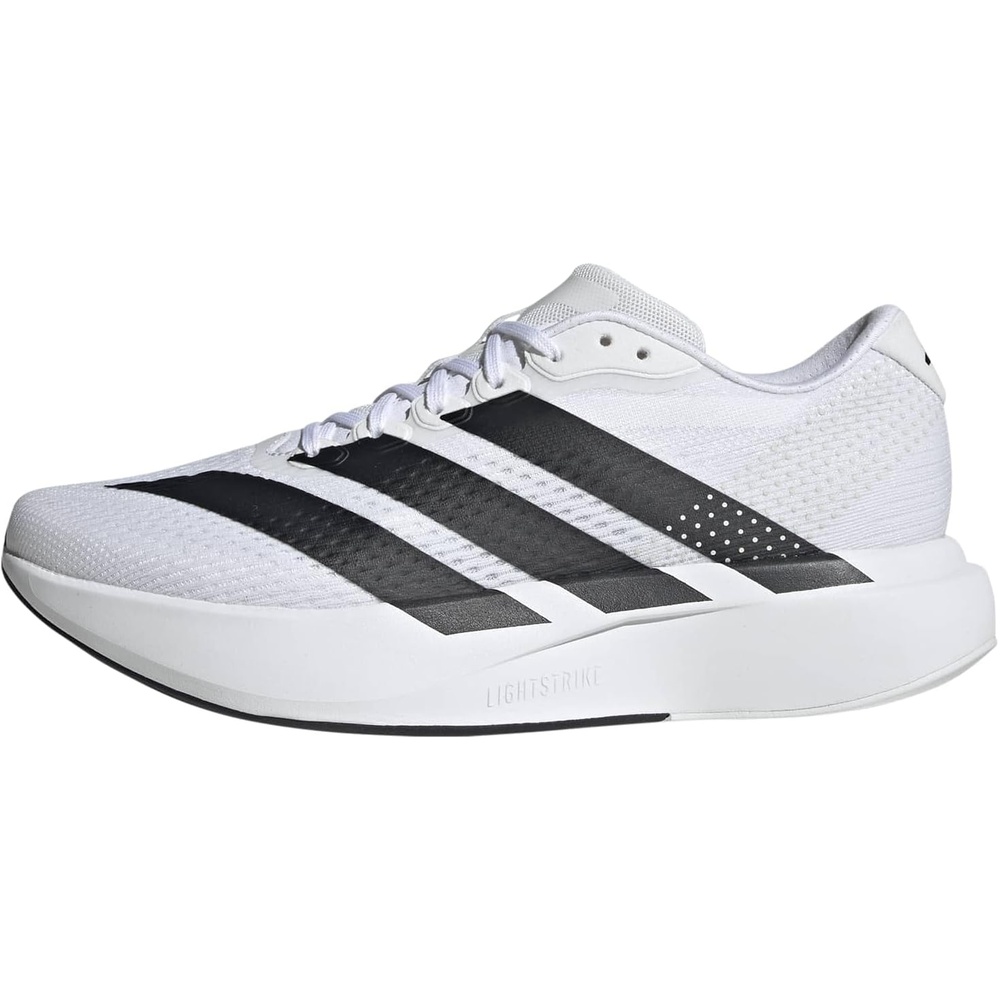 image:imageadidas Mens Adizero Pacer Running Sneakers Shoes BeigeWhiteBlackCrystal White
