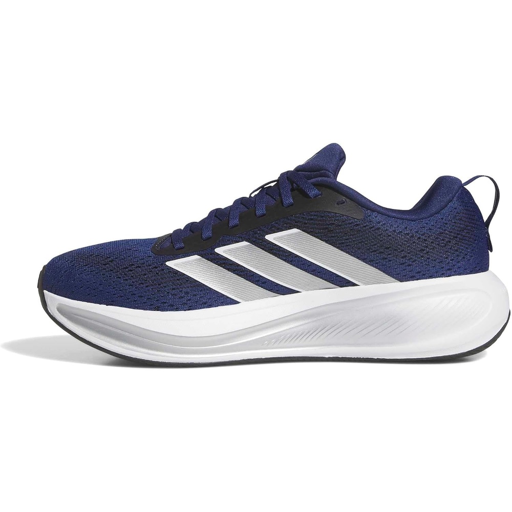 image:imageadidas Mens Response Pace Sneakers Shoes Casual WhiteDark BlueMatte SilverWhite