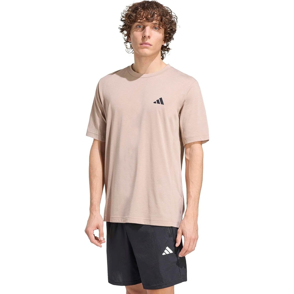 image:imageadidas Mens Workout Essentials Feel Ready TShirtChalky Brown