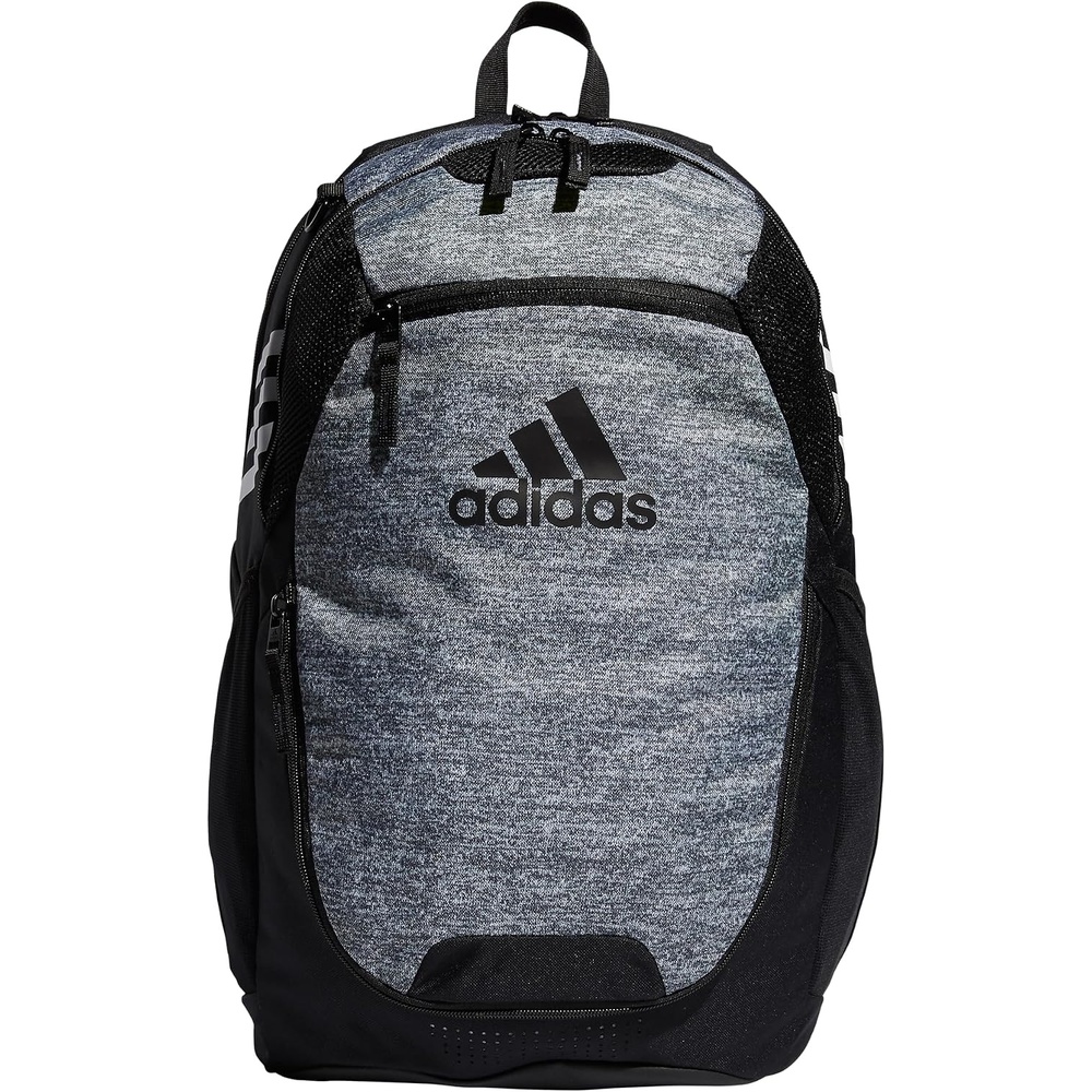 image:imageadidas Stadium Soccer Backpack 36L  Padded Laptop Sleeve Holds A Size 5 Ball Vented Gear Pocket Stays Dry On Wet Fields School Gym amp Travel ReadyJersey Onix Grey3