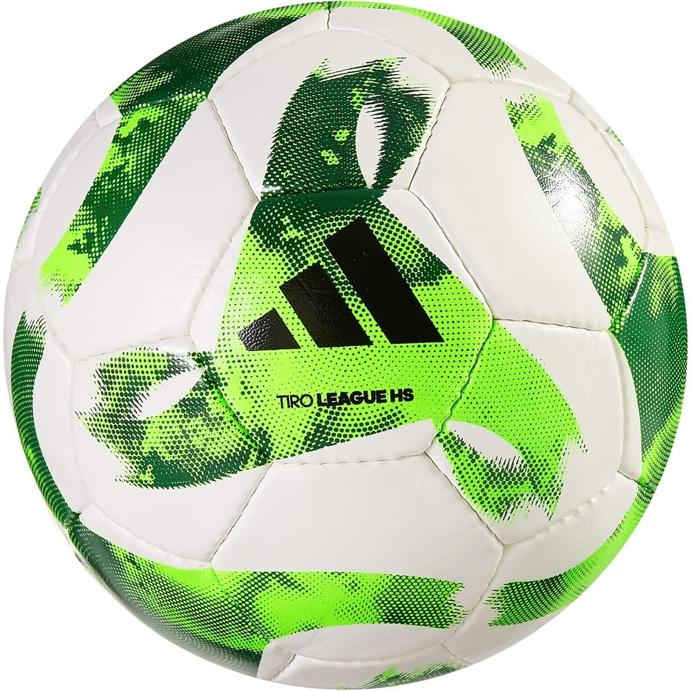 image:imageadidas Tiro Soccer BallWhiteTeam GreenTeam Solar GreenBlackMatch