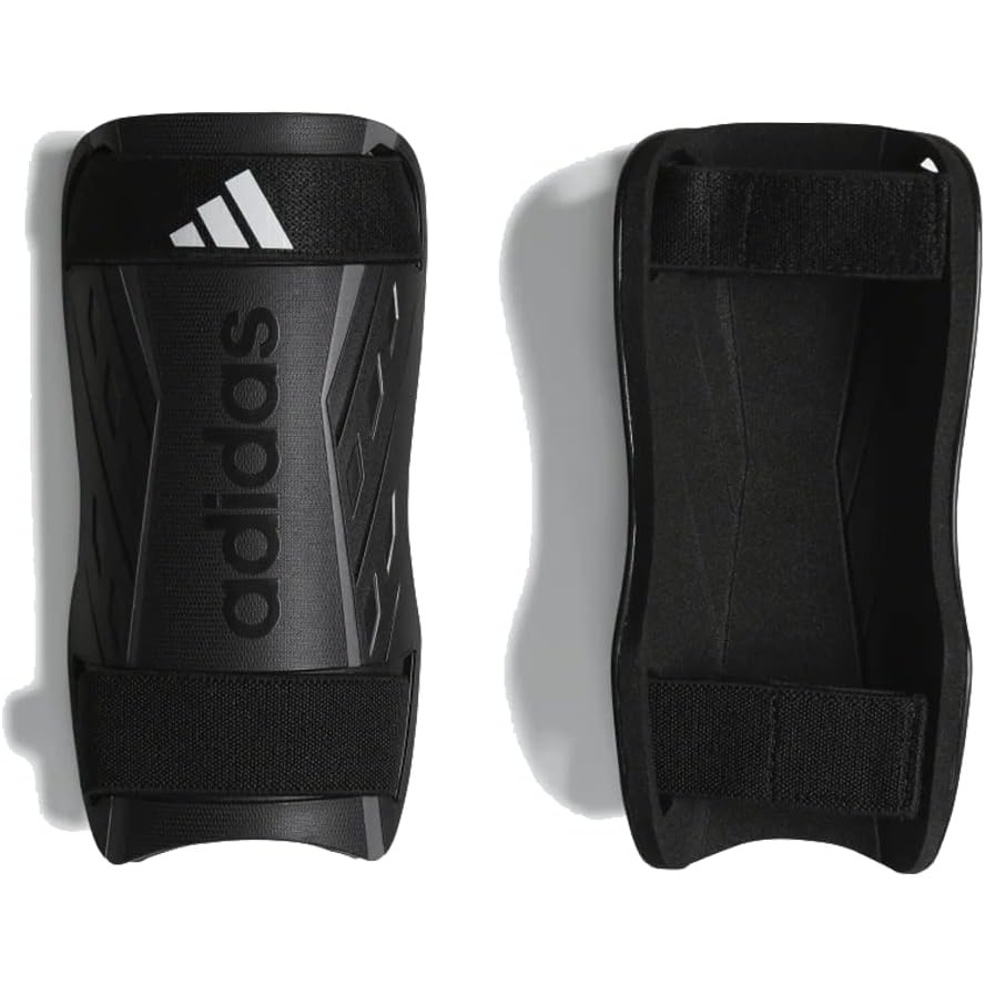 image:imageadidas Unisex Adult Tiro Soccer Shin GuardsBlackWhiteIron MetallicTraining