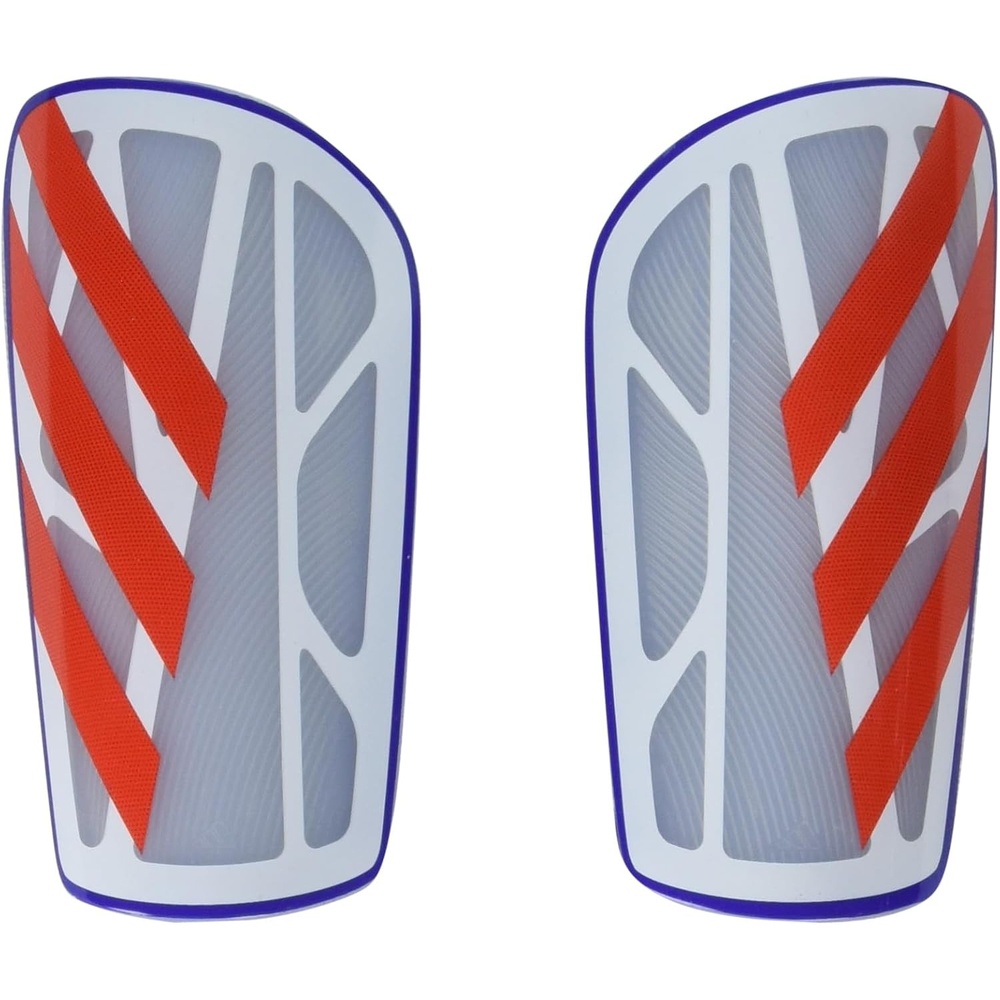 image:imageadidas Unisex Adult Tiro Soccer Shin GuardsWhiteLucid BlueSolar RedLeague