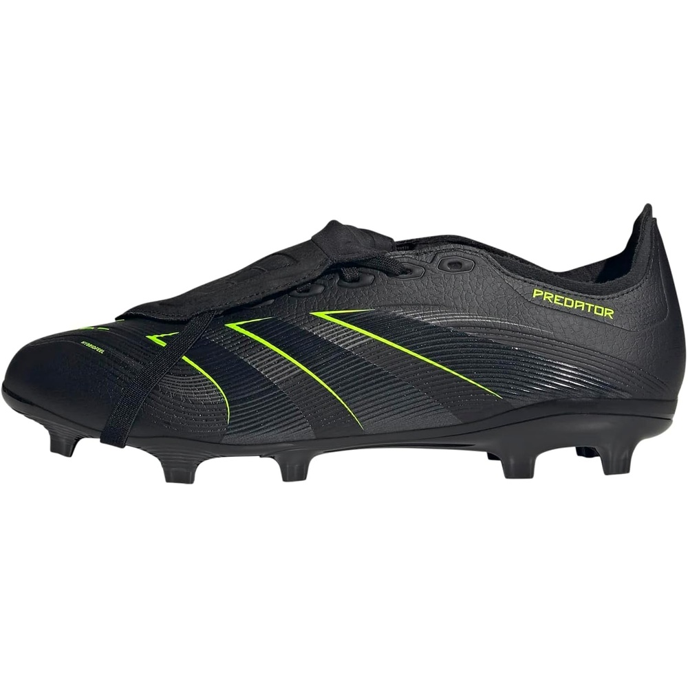 image:imageadidas UnisexAdult League Predator FoldOver Tongue FirmMulti Ground CleatBlackCarbonLucid Lemon