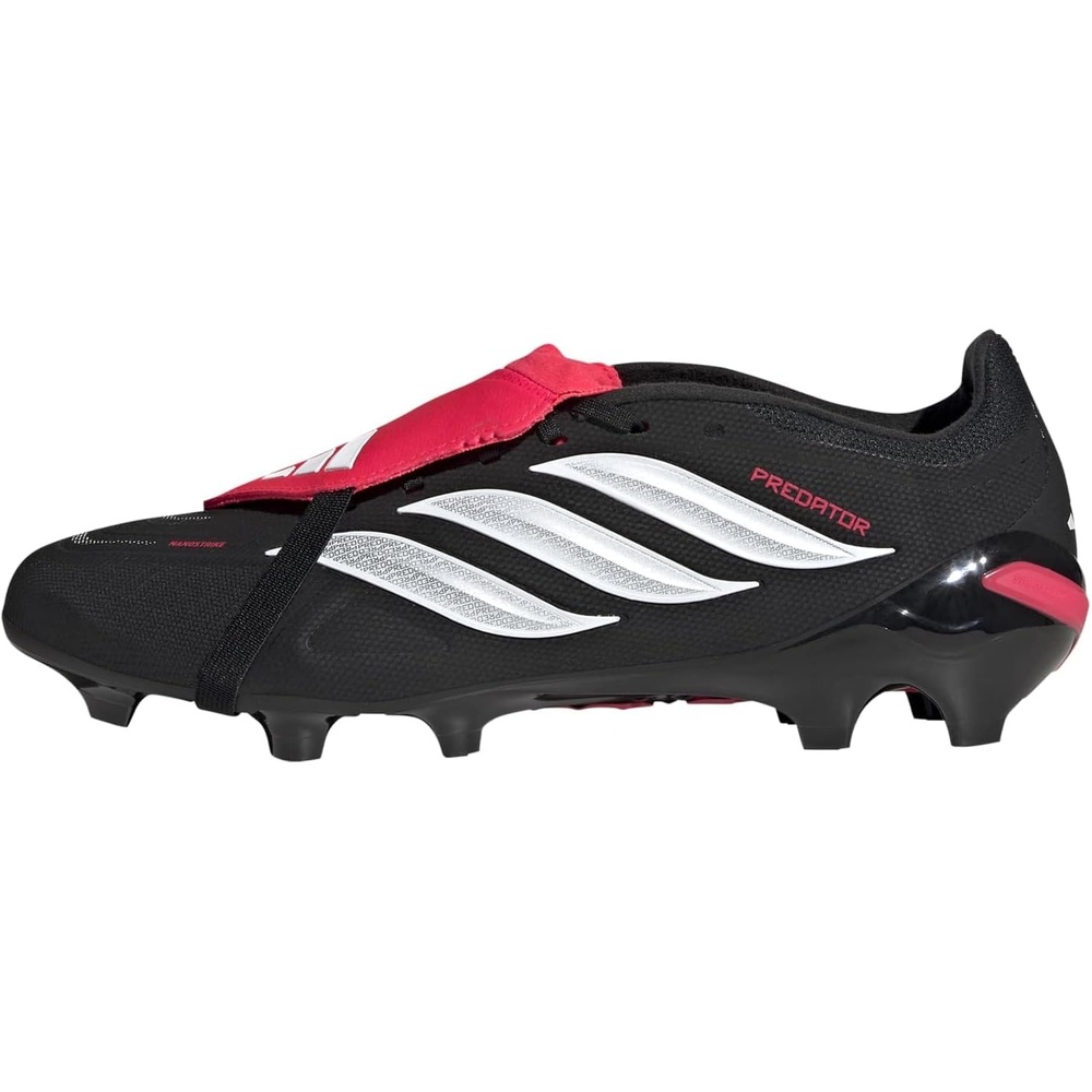 image:imageadidas UnisexAdult League Predator FoldOver Tongue FirmMulti Ground CleatBlackWhiteLucid Red
