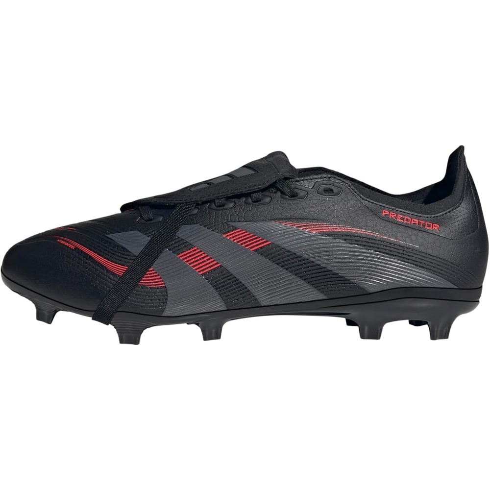 image:imageadidas UnisexAdult League Predator FoldOver Tongue FirmMulti Ground CleatCore Black Grey Four Lucid Red