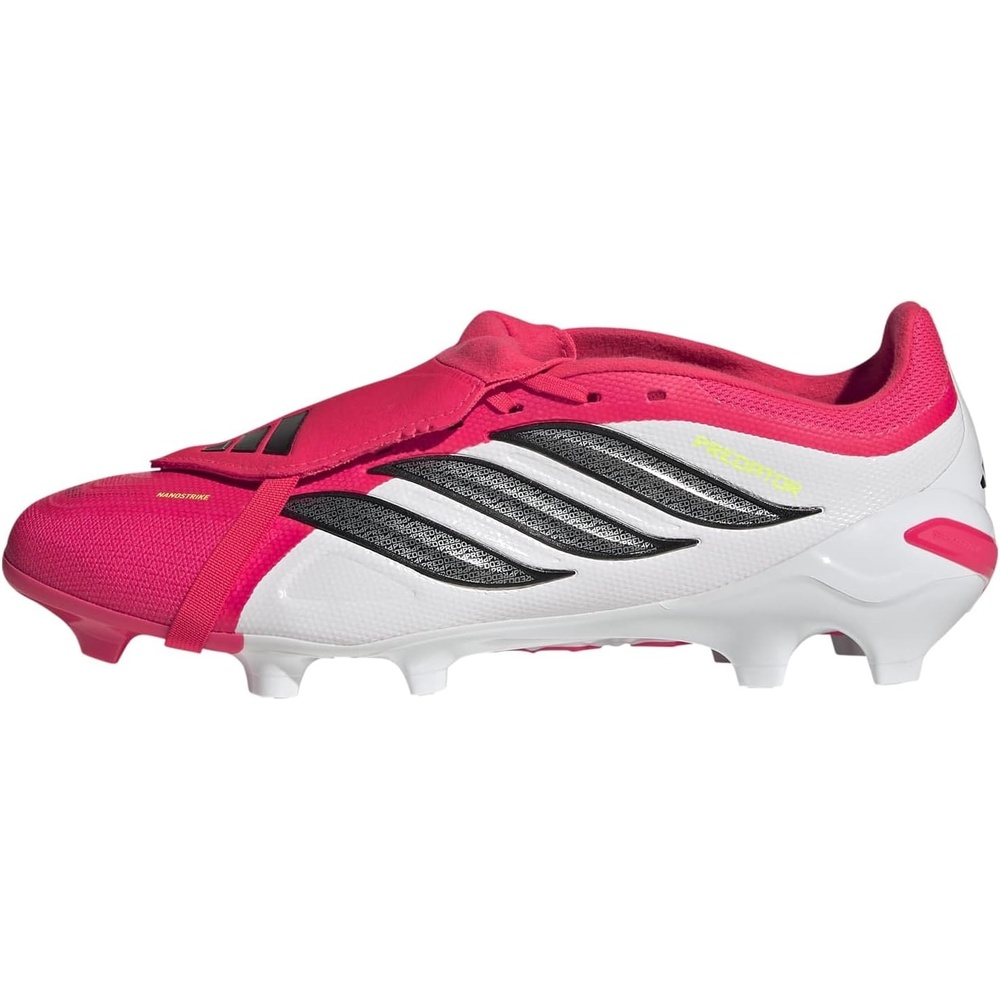image:imageadidas UnisexAdult League Predator FoldOver Tongue FirmMulti Ground CleatLucid RedBlackWhite