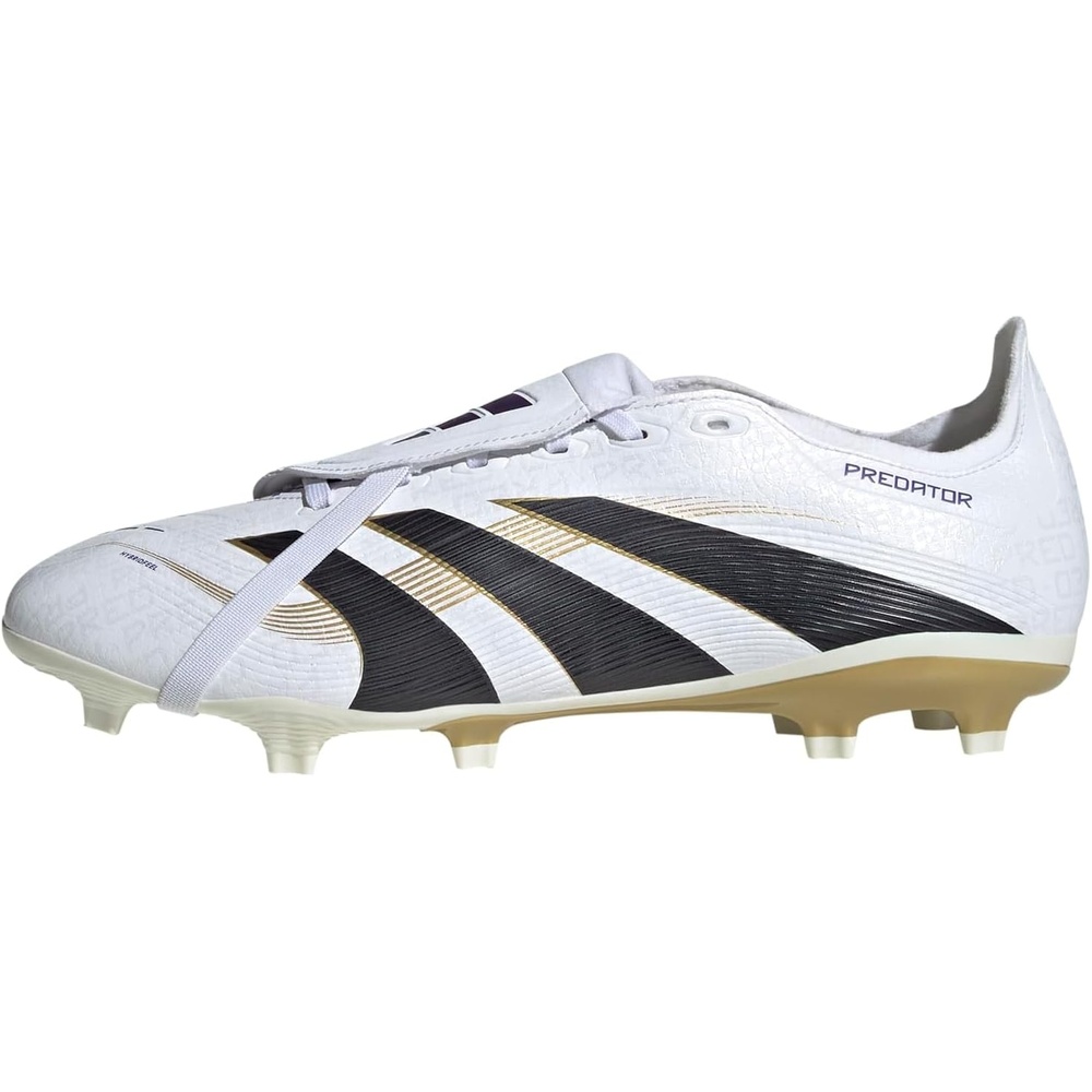 image:imageadidas UnisexAdult League Predator FoldOver Tongue FirmMulti Ground CleatWhiteBlackGold Metallic