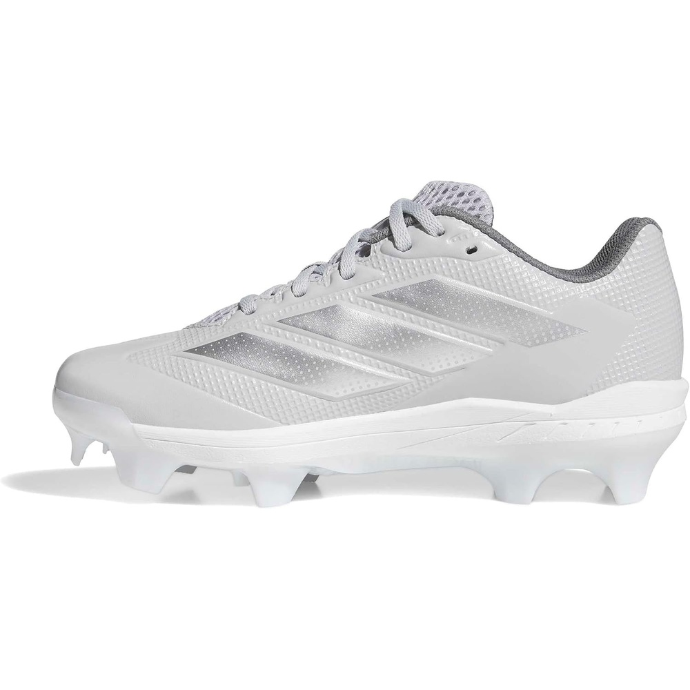 image:imageadidas Womens Adizero Instict TPU 20 Softball CleatsTeam Light GreySilver MetallicWhite