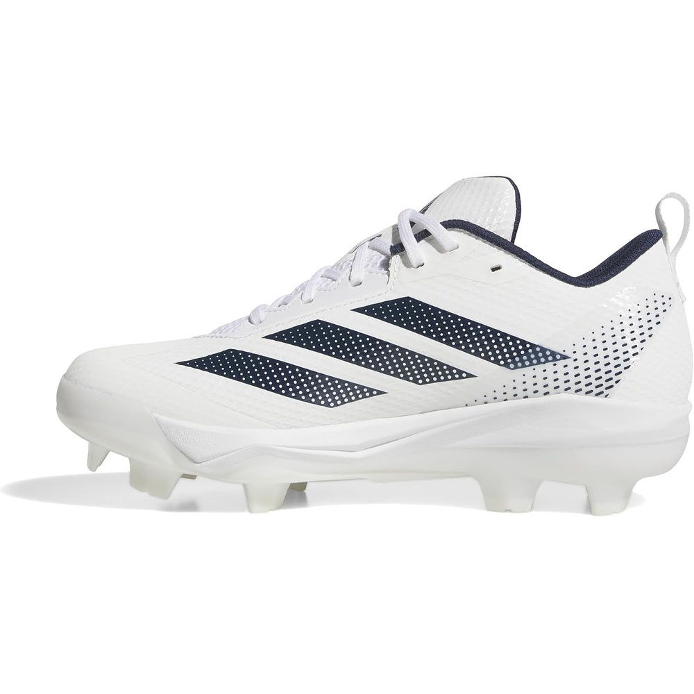 image:imageadidas Womens Adizero Instict TPU 20 Softball CleatsWhiteTeam Navy BlueTeam Navy Blue