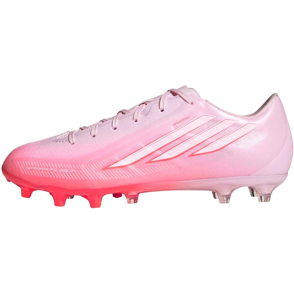 image:imageadidas Womens F50 Sparkfusion League Firm Ground Artificial Ground Sneakers Shoes  PinkSolar TurboWhiteDistilled Pink